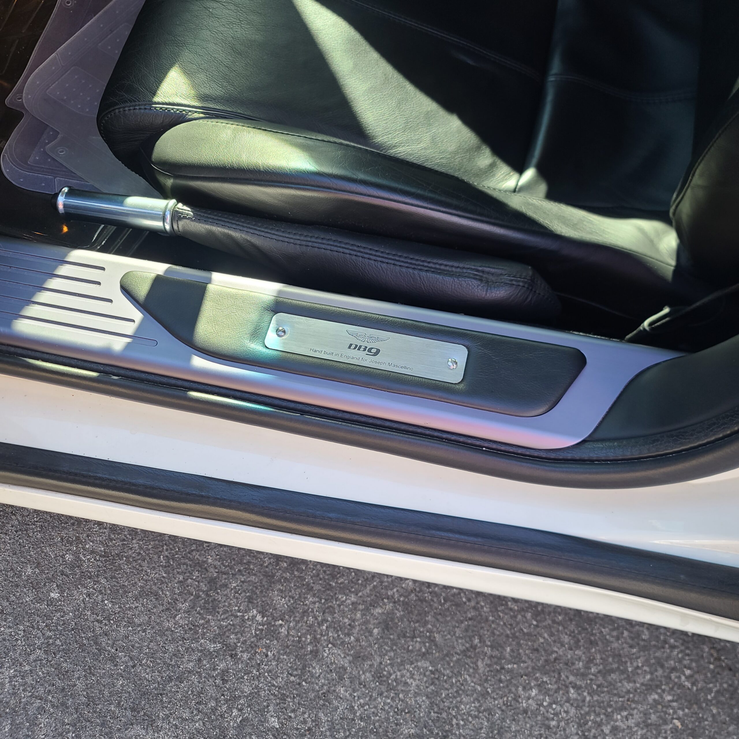 Aston Martin Door Jam Plate